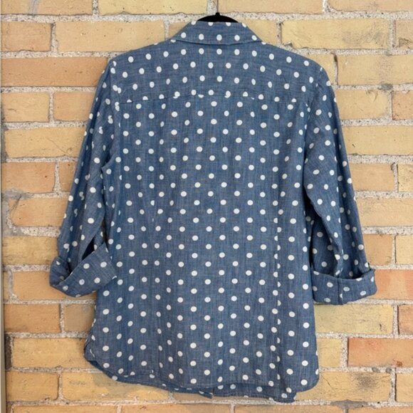 Tommy Hilfiger polka Dot Denim Shirt - Picture 3 of 3